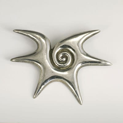1940’s vintage William Spratling Silver “Choluteca Conch Cross Section” Pin