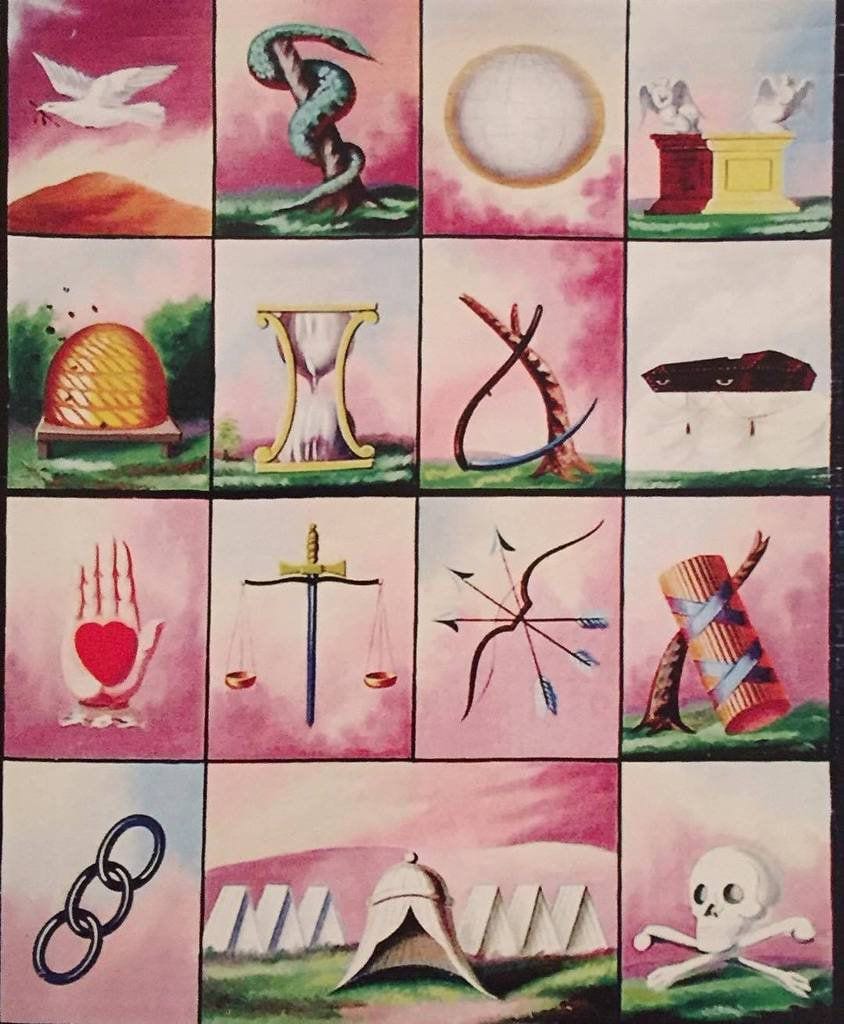 Odd Fellows lodge poster from the 1800s. From the great Ritual America book.